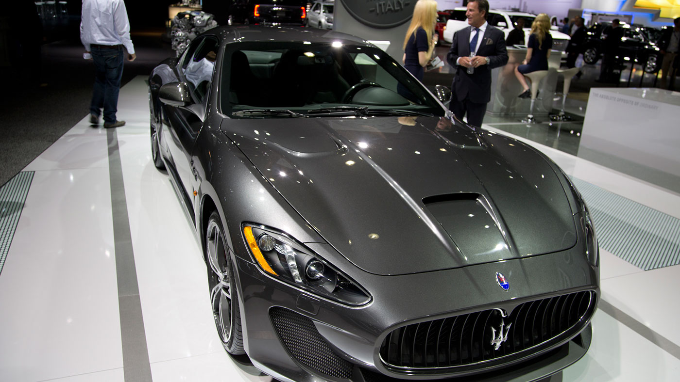 Dark grey Maserati Ghibli