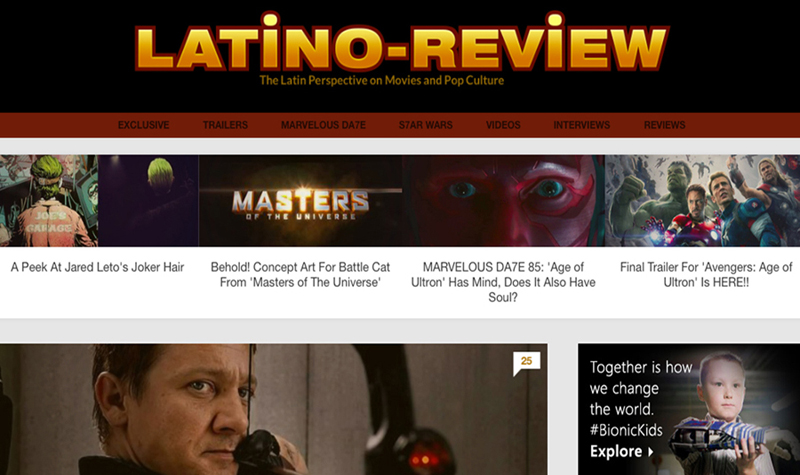 Latino Review website- A