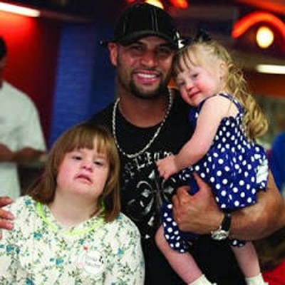 Albert Pujols with Downs Syndrome Kids- A