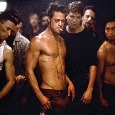 Brad Pitt in The Fight Club- A 2