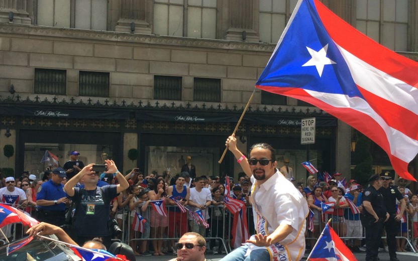 Puerto Rican Day Parade- Lin Manuel-Miranda- FA