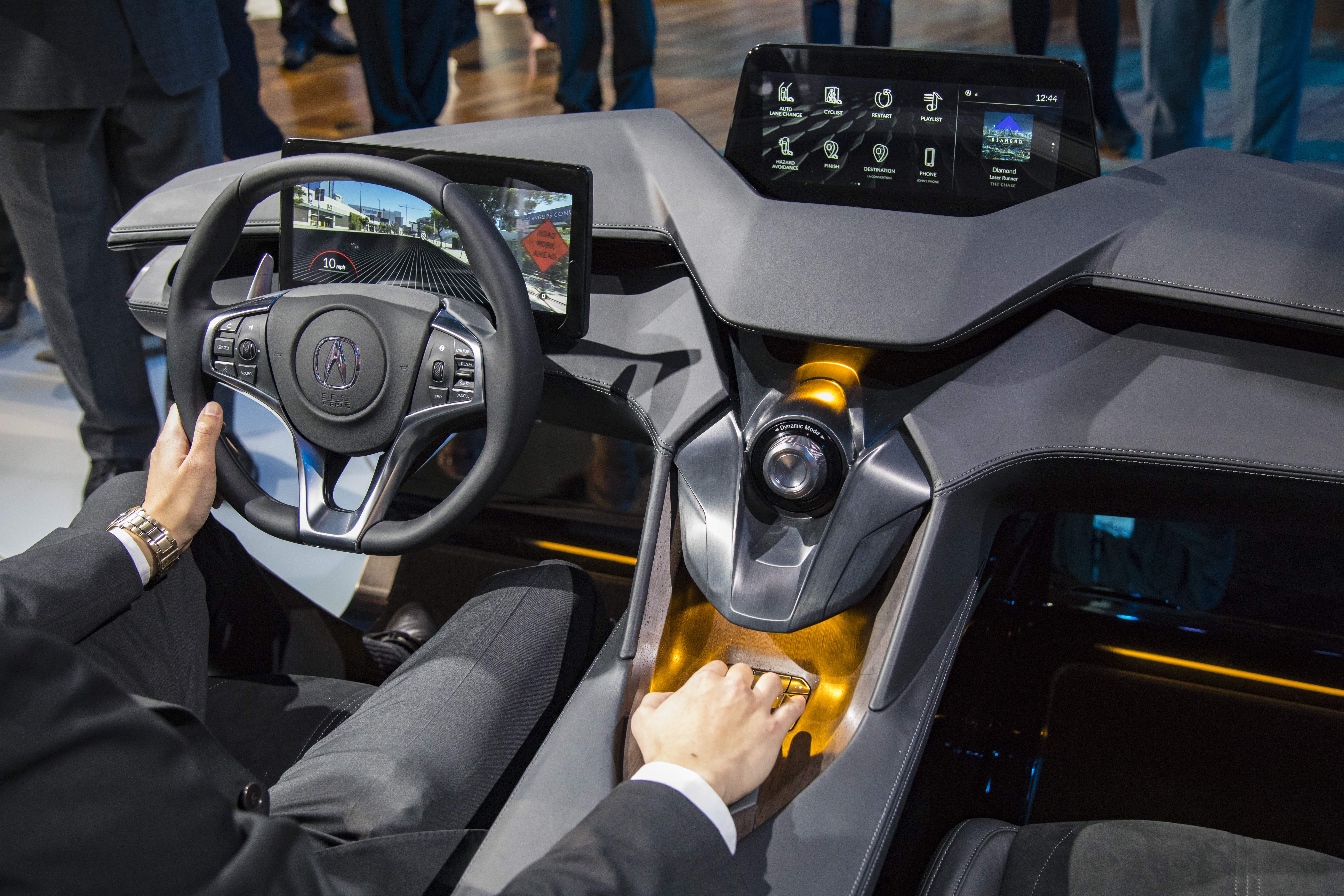 Acura Precision Cockpit revealed at the 2016 Los Angeles Auto Show on November 16