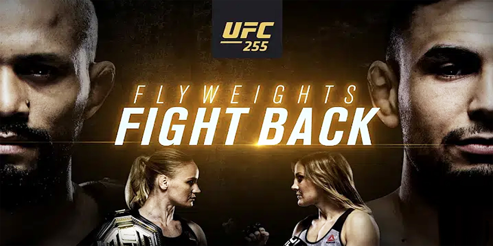 Fight back. UFC 255. If its Black Fight back.